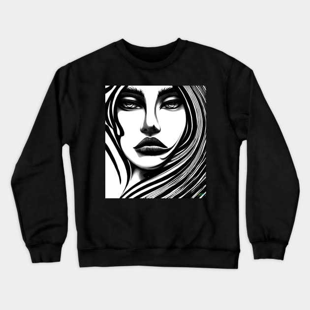 Beautiful Ethereal Mother Goddess 98 Crewneck Sweatshirt by Benito Del Ray